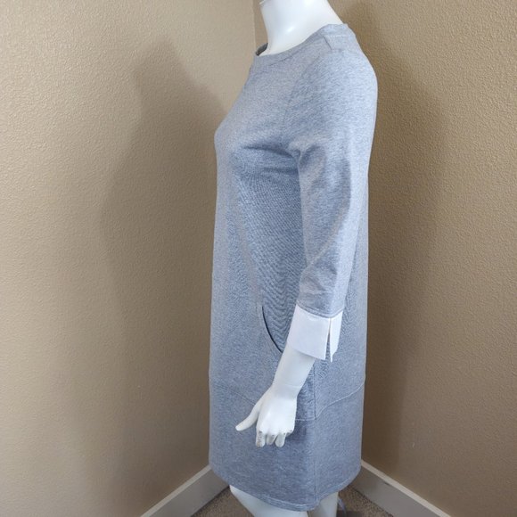 SOFT SURROUNDINGS Heather Gray Corryn Sweatshirt Dress~Size S~NWT - Picture 5 of 12